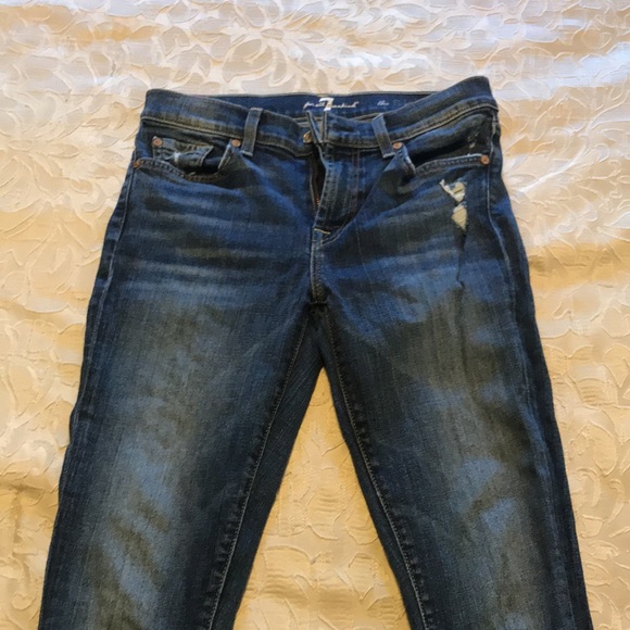 7 for All Mankind skinny jeans - Picture 2 of 6